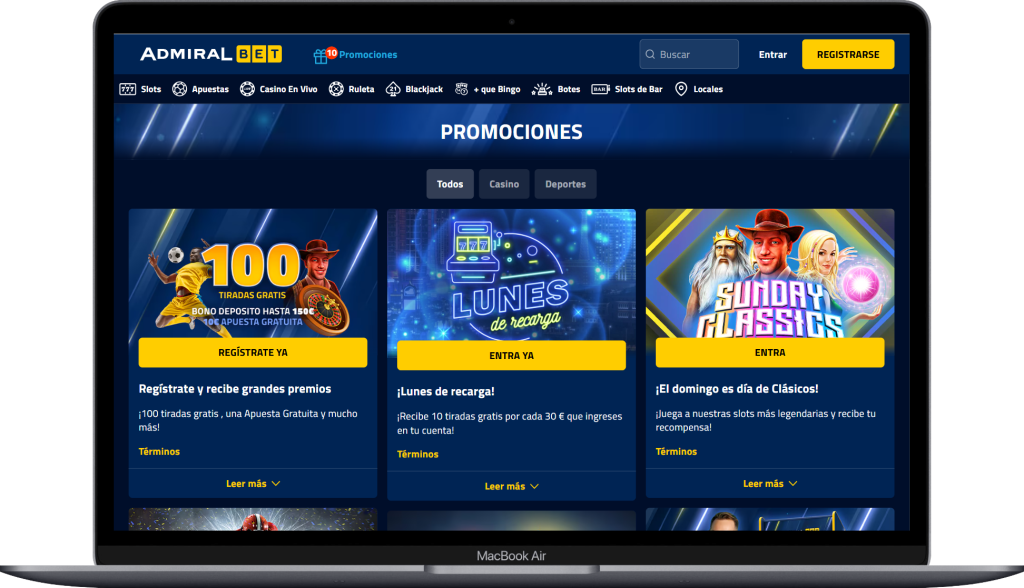 bonos AdmiralBet Casino